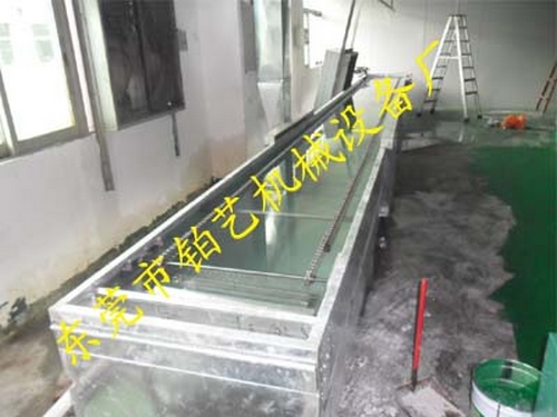 水轉(zhuǎn)印設備之半自動下膜槽